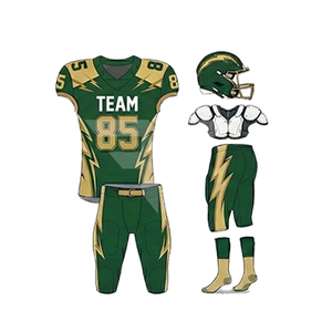 Camiseta de fútbol americano de malla premium, unisex, para adultos, de manga corta, transpirable, tallas grandes, colores personalizados del equipo. - Product Image 3