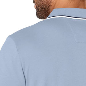 Último diseño de camiseta polo personalizada para hombre con logotipo bordado, precio mayorista barato, camiseta polo estampada para hombre en venta - Product Image 6