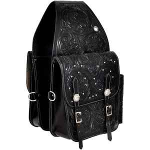 Bolsa de sillín de caballo occidental de cuero genuino para carreras de caballos de calidad superior disponible en el mejor suministro - Product Image 1