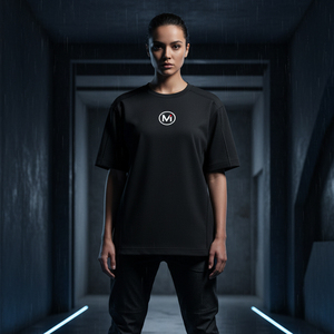 เสื้อยืดคอตตอนทรงบ็อกซี่ ทนทาน สำหรับผู้ชาย เนื้อผ้าหนา ทรงหลวม สไตล์สตรีทแวร์  แบบเรียบ  ไม่มีลาย  รับสกรีนแบรนด์ เสื้อโอเวอร์ไซส์ - Product Image 6