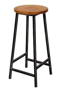 Mesa Auxiliar de Hierro con Tapa de Madera de Construcción Sólida, Diseñada para Uso Diario con un Atractivo Diseño Atemporal - Product Image 6