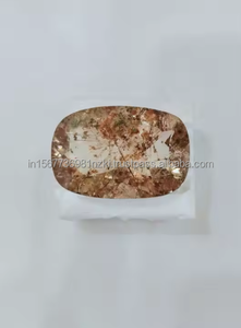 Tamaño 41X28X18 MM Peso 115 Ct Piedra de rutilo Corte brillante sin calentar Piedra preciosa suelta dorada natural de calidad fina para hacer joyas - Product Image 2