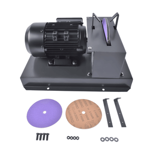 Affûteur de lames 500W avec papier abrasif céramique 60 grains de 7 pouces et support – Pièces et accessoires pour tondeuses - Product Image 1