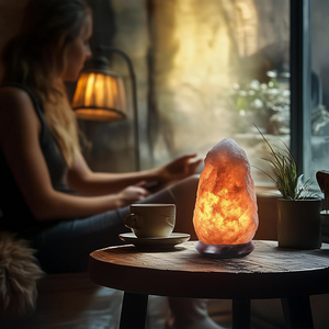Top Available 100% Natural Crystal Rock Stone Himalayan Salt <b>Lamp</b> Feng Shui Style Carved Pink <b>Lamp</b> with <b>Dimmer</b> Switch Himalayan - Product Image 5
