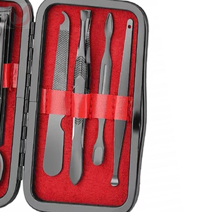 Kit de manucure 7 en 1 en acier inoxydable, ensemble d'outils de manucure, étui portable, style classique, usage adulte - Product Image 2