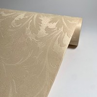 Papier peint vinyle de luxe doré et argenté gaufré, motif Palais, design post-moderne, ignifuge, écologique, pour la maison