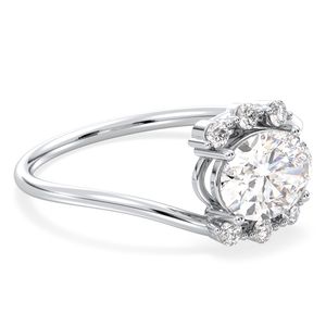 REYES – bague de fiançailles en argent Sterling 925, coupe ovale, 1.2 carats, Moissanite, pour femmes, cadeau d'anniversaire parfait, bijoux, nouvel arrivage - Product Image 3