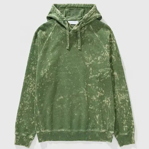 Sudadera con Capucha Personalizada al por Mayor, de Felpa Francesa, Algodón, Estilo Vintage, Lavado Ácido, para Hombre - Product Image 1