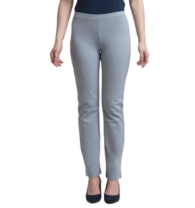 Pantalones de Mujer Transpirables, Elásticos, de Cintura Alta, Pierna Ancha, Antiarrugas, Ecológicos, de Nailon/Algodón/Poliéster/Spandex, para Oficina - Product Image 2