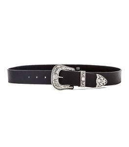 Rustic Genuine <b>Leather</b> Cowboy <b>Belt</b> for <b>Men</b> Western Ranch Fashion Accessory from Divine International - Product Image 2