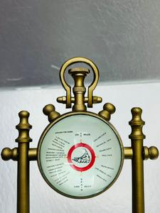 Maritime Brass Quartz <b>Desk</b> Clock Compass Modern <b>Rustic</b> Design Handmade Portable Promotional - Product Image 3