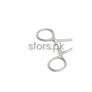 Pince chirurgicale droite à cliquet en acier inoxydable pour pansements et tampons de coton, instrument médical réutilisable - Product Image 6