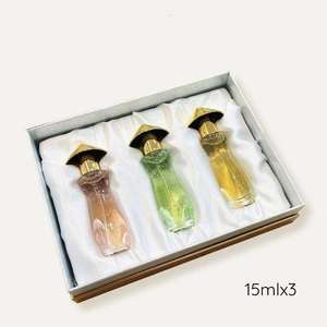 Miniatura de Perfume Miss Saigon Essence, 3x15ml, Eau de Parfum Floral en Spray para Mujer, Vietnam, Lujoso y de Larga Duración - Product Image 4