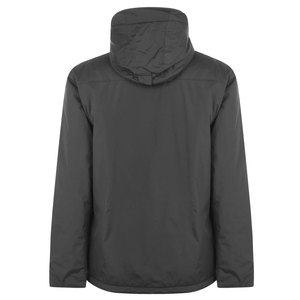 เสื้อกันฝน OEM สำหรับผู้ชาย แบบมีฮู้ด แจ็คเก็ตพัฟเฟอร์ กันลม สีพื้น ปิดด้วยซิป บุด้วยโพลีเอสเตอร์ สำหรับฤดูหนาว เสื้อคลุมลำลอง - Product Image 6