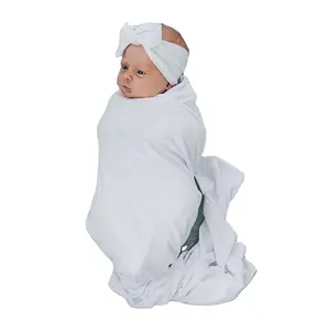 Großhandel Exporteur Indien Lieferung Haut freundliche Bio-Stirnband Decken Baby Swaddle