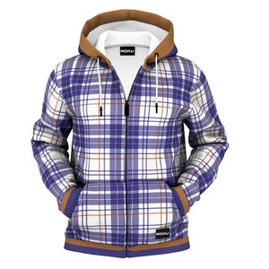 Sudaderas con capucha con cremallera completa y logotipo personalizado unisex con sudadera con cremallera colorida sublimación para hombres, mujeres y niños - Product Image 1