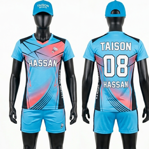 ชุดแบดมินตันหญิง ผ้าโพลีเอสเตอร์พรีเมียม 150 GSM ระบายความชื้นได้ดี ลายใบไม้สีเขียว พร้อมสกรีนโลโก้ตามสั่ง - Product Image 4