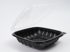 Contenedor de Alimentos Reutilizable para Llevar, Apto para Microondas, de PP Negro, con Tapa Transparente, Desechable, para Viajes y Picnic, Libre de BPA, Reciclable, Diseño Moderno - Product Image 5