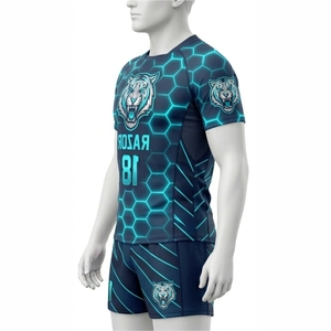 ชุดรักบี้ชายราคาดีที่สุด พร้อมดีไซน์สั่งทำพิเศษ เสื้อคุณภาพพรีเมียม ระบายอากาศได้ดี ผลิตจากผ้าโพลีเอสเตอร์แบบซับลิเมชั่น - Product Image 3