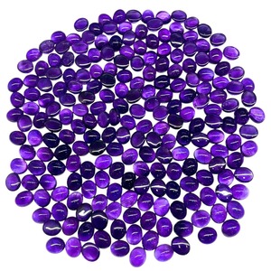 Cabujón de Amatista Natural de Corte Ovalado 12mm 10mm, Piedra de Amatista Púrpura, Gemas Sueltas, Precio al por Mayor, Lote a Granel para Fabricación de Joyas - Product Image 3