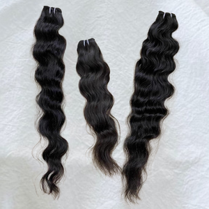 Extensiones de Cabello Remy Indio Virgen 100% Natural, Ondulado Suelto, Estilo Natural, Doble Trama a Máquina, Sin Procesar, ¡Gran Venta! - Product Image 3