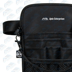 Medical Gear Pockets Tape Holder and Utility Storage for Stethoscopes Bandage Scissors Black <b>Nurse</b> Fanny Pack - Product Image 3