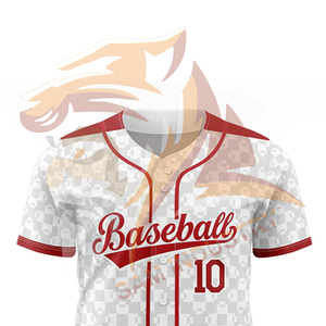 Custom Manufacturer's Adults Size Baseball Jersey Top Selling Breathable 100% Cotton Anti-Bacterial Quick Dry Baseball Jersey - Product Image 6