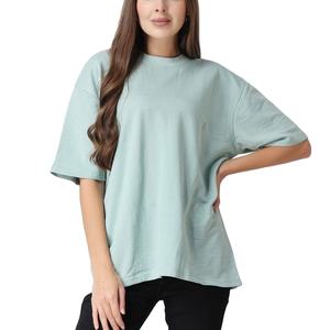 Recién llegado, nueva camiseta de verano para mujer, camiseta de manga corta de algodón ajustada de Color sólido para mujer de BD - Product Image 1