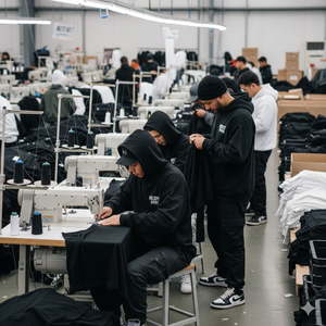 เสื้อยืดประดับเพชรทั่วตัว พิมพ์ลายโลโก้ตามสั่ง ขายส่ง เสื้อผ้าสตรีทแวร์คุณภาพสูง ระบายอากาศได้ดี ทรงบ็อกซี่ - Product Image 4