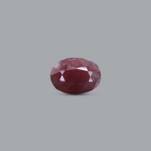 Natural 7.75 Ct Handcrafted Indian Ruby Loose Gemstone for Fine Jewelry - Product Image 1