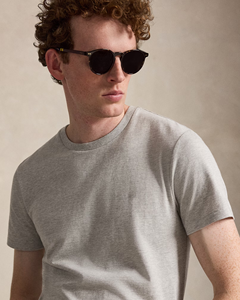เสื้อยืดคอกลมแขนสั้นผ้าฝ้ายสีฟ้าอ่อนสำหรับผู้ชาย – เนื้อผ้านุ่ม ระบายอากาศได้ดี สวมใส่สบาย เหมาะสำหรับแฟชั่นในชีวิตประจำวัน - Product Image 5