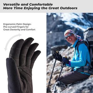 Gants d'hiver pour hommes et femmes, gants tactiles, randonnée, course à pied, cyclisme, conduite - Product Image 3