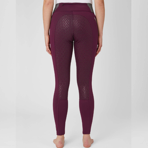 Legging d'équitation pour femme, taille mi-haute élastique, avec grip intégral en silicone, imprimé numérique, respirant, séchage rapide, léger - Product Image 2