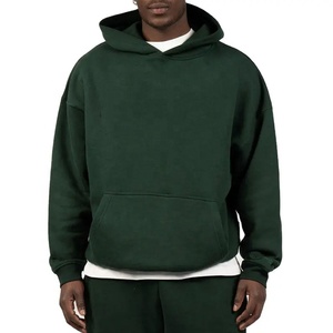Sudadera con Capucha Negra Extra Grande para Hombre, con Bolsillo, Manga Raglán, Logotipo Personalizado en la Parte Delantera, Sudadera Premium de Estilo Urbano - TRAMA SPORTS APPAREL - Product Image 3