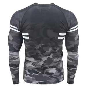 OEM Design Compression Mma Rash Guard bjj Rash guard custom Sublimated <b>Printed</b> Mens Rash Guard - Product Image 6