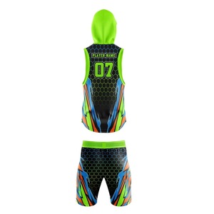 Maillots de football américain professionnels personnalisés avec logo, respirants, grandes tailles, design drapeau, ensembles style 7v7 - Product Image 3