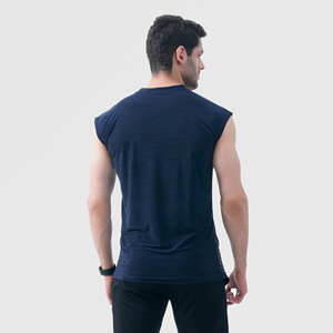 Débardeur sans manches OEM pour homme, séchage rapide, respirant, gris, pour la musculation et l'entraînement en salle de sport, avec option OEM - Product Image 5