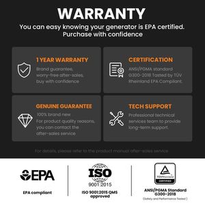 Generatore a Gas LPG Dual Fuel da 3500W per Campeggio, Camper, Viaggi e Feste all'Aperto - Generatore da 3500 Watt - Product Image 3