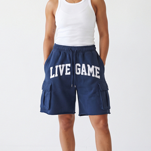 Heavyweight Printed Fleece Shorts <b>Ladies</b> <b>Gym</b> Workout Sweat Shorts Women's 100% Cotton Fleece Training Sweat Shorts Women - Product Image 1