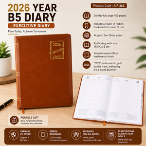 A5 Flexible <b>Notebook</b> Soft Bound Journal PU Cover Side <b>Line</b> Design 192 Pages 80 Gsm Shaded Paper for Office College Travel - Product Image 2