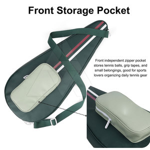 Housse de raquette de tennis de marque privée, qualité supérieure, avec logo personnalisé - Product Image 4