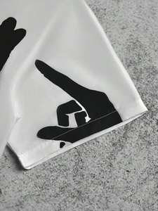 เสื้อซิปพิมพ์ลายกราฟิกขนาดใหญ่สไตล์สตรีทแวร์ แขนสั้น รับผลิตตามสั่ง แบรนด์ส่วนตัว ขายส่ง - Product Image 2