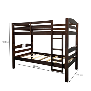 Cama Moderna para Niños, Cama Doble, Cama Alta y Baja para Sala de Estar Infantil, Literas Elevadas de Dos Niveles, Tamaño Individual - Product Image 2