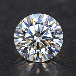 Diamante Suelto de Moissanita de Alto Rendimiento, Corte Brillante Redondo de 2CT, Piedra Blanca con Claridad VVS y Corte Excelente para Joyería - Product Image 1