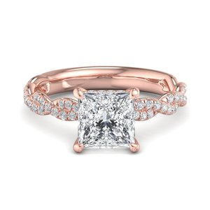S925 Sterling <b>Silver</b> Woven Motif Framework Proposal <b>Wedding</b> Anniversary <b>Women</b> Diamond <b>Ring</b> - Product Image 5