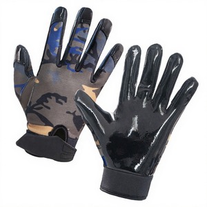 Gants de football d'hiver unisexes en cuir, légers, respirants, avec grip en silicone, fourniture en gros d'usine - Product Image 1