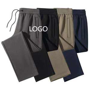 Pantalones Deportivos Casuales para Hombre SMART SHINE ENTERPRISES, Corte Recto, Color Oscuro, Ligeros, Transpirables, de Secado Rápido, 100% Algodón Premium - Product Image 6