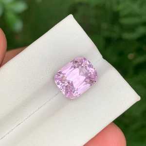 Kunzite naturelle en vrac, forme coussin, pierre précieuse rose facettée, qualité supérieure, pour la fabrication de bijoux - Product Image 4