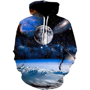 Sweat-shirt à capuche décontracté pour homme de haute qualité, coupe ample, tendance - Product Image 4