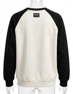 เสื้อสเวตเชิ้ตแขนราแกลน คอกลม สีพื้น ผ้าฝ้ายเฟรนช์เทอร์รี่ ทรงหลวม สไตล์ลำลอง สำหรับผู้ชาย ยี่ห้อ ONETEN APPARELS เหมาะสำหรับฤดูหนาว - Product Image 2